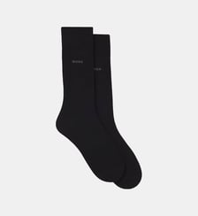 Lot de 2 paires de chaussettes mi-mollet en coton mélangé BOSS