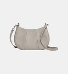 Petit Sac à main demi lune Juliette en cuir grainé Le Tanneur