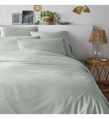Housse de couette unie percale coton bio Scenario La Redoute Interieurs