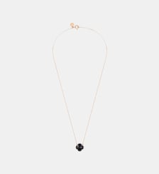 Collier, onyx, diamants, or rose Morganne Bello
