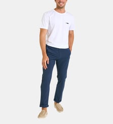 Pantalon ajusté Serge Lescada stretch recyclé-Gris clair-S Cala 1789