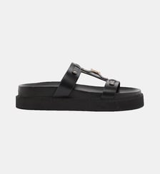 Mules plateforme Luana en cuir Jonak