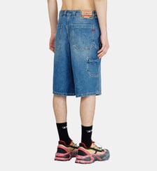 Shorts en denim style utilitaire Diesel