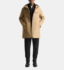Manteau orno col capuche coupe regular Fusalp
