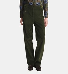 Pantalon à pinces Piotr en coton Ines de la Fressange Paris