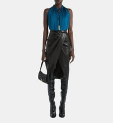 Top plissé en jersey fluide Balmain