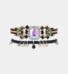 Bracelet double perles et pampilles DILI Hipanema