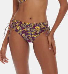 Culotte de bain taille haute - Imprimé Violet Agadir Simone Pérèle