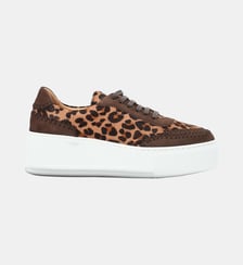 Basket lacets nova - cuir imprimé façon animalier Charles Kammer