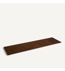 Plateau de bureau, en plaqué noyer, longueur 240 cm AM.PM
