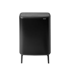 Poubelle 2 x 30 l Noir mat Brabantia