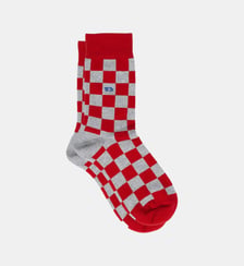 Chaussettes en coton peigné carreaux Billybelt