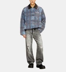 Veste en denim bouclé graphique Diesel