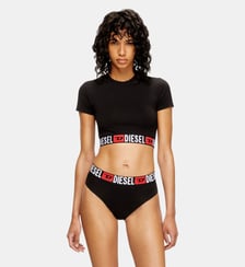 Crop top avec bande à logo Diesel