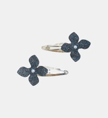 Barrette -  métal fleurs paillettes Tartine Et Chocolat