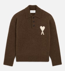 Polo unisexe en alpaga Ami de Coeur AMI Paris