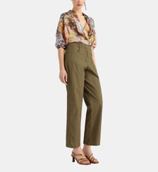 Pantalon tres en popeline Momonì