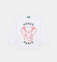 T-shirt manches longues coton Kenzo Kids