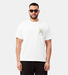T-shirt brodé jersey épais Lacoste