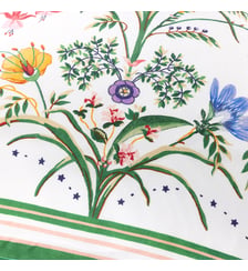 Housse de coussin en soie Yves Delorme