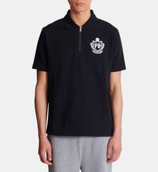 Polo à manches courtes College Emblem Balmain