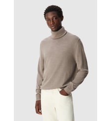 Pull col roulé tricot 100% laine Ikks