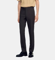 Pantalon de costume en laine Sandro