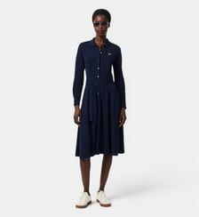 Robe col polo Petit Piqué ceinturée Lacoste