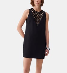 Robe courte avec broderies de bijoux Liu Jo