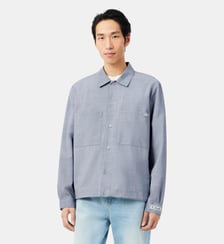 Surchemise oversize laine mélangée Lacoste
