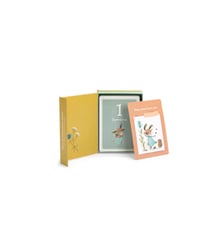 Cartes Mes 12 premiers mois Trois petits lapins (30 cartes) Moulin Roty