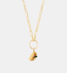 Pendentif Plante Carnivore dorée, Protection et Équilibre Les Néréides