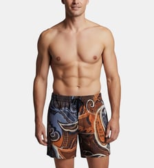 Short de bain avec imprimé cornes d'abondance Impetus