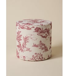 Pouf tapissier à motifs Cyrillus