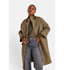 Manteau En Laine Motif Chevrons Magda Maison 123