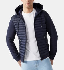 Veste bi-matière à capuche Gummy 2.0 Jott