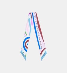  Bandeau de soie motif sunrise Lancel