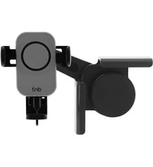Support smartphone 15W pour Tesla noir et gris TNB