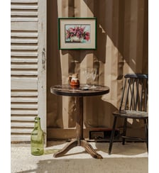 Table à manger bistro en bois Denise N°1168- Produit chiné Debongout