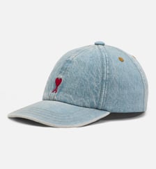 Casquette en denim Ami de Coeur AMI Paris