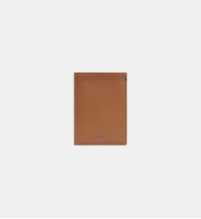 Grand portefeuille vertical zippé Martin en cuir lisse Le Tanneur