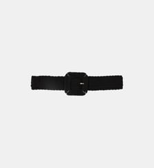 Ceinture large tressée boucle carrée La Fée Maraboutée