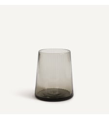 Lot de 6 verres à eau striés AM.PM