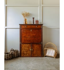 Secrétaire en bois et placage de noyer Honoré N°164- Produit chiné Debongout