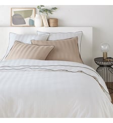 Housse de couette satin de coton lavé La Redoute Interieurs