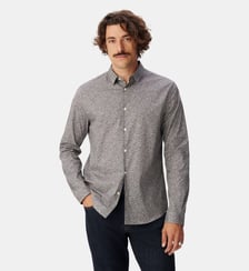 Chemise slim imprimé fleurs Ikks