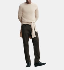 Pull col rond manches marteau Bompard