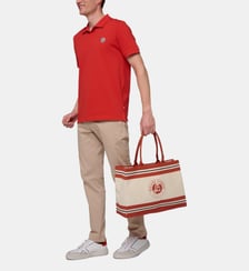 Sac shopping logo réutilisable  et terre-battue Roland-Garros