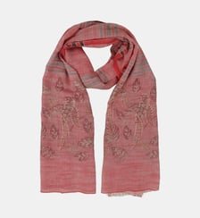 Foulard motif feuille La Fée Maraboutée