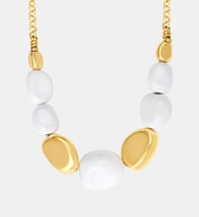 Collier chaîne   doré à l'or fin - Loulou Satellite